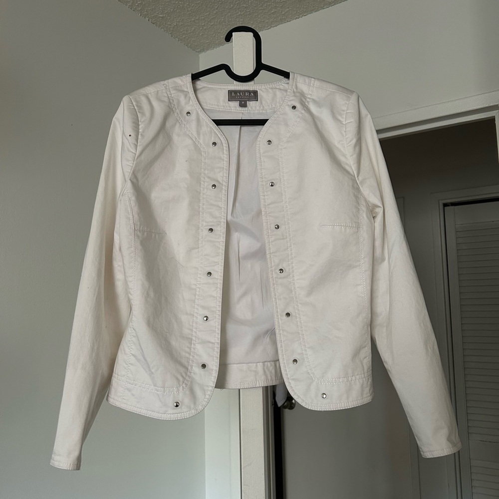 Vintage White Women's Blazer/Jacket